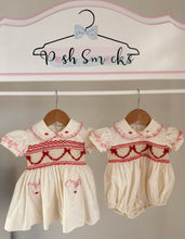 Load image into Gallery viewer, Luxe Cream &amp; Red Dress
