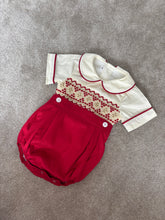 Load image into Gallery viewer, Red gold boy suit
