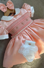 Load image into Gallery viewer, Peach shimmer dress
