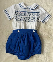 Load image into Gallery viewer, Royal blue boys suit
