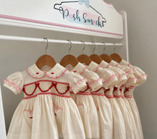 Load image into Gallery viewer, Luxe Cream &amp; Red Dress
