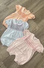 Load image into Gallery viewer, Pink ribbon pima romper
