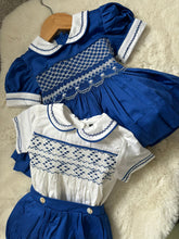 Load image into Gallery viewer, Royal blue boys suit
