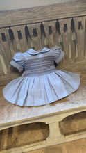 Load image into Gallery viewer, Blue &amp; tan dress
