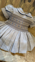 Load image into Gallery viewer, Blue &amp; tan dress
