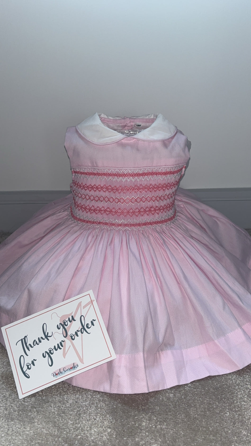 Pink sleeveless dress