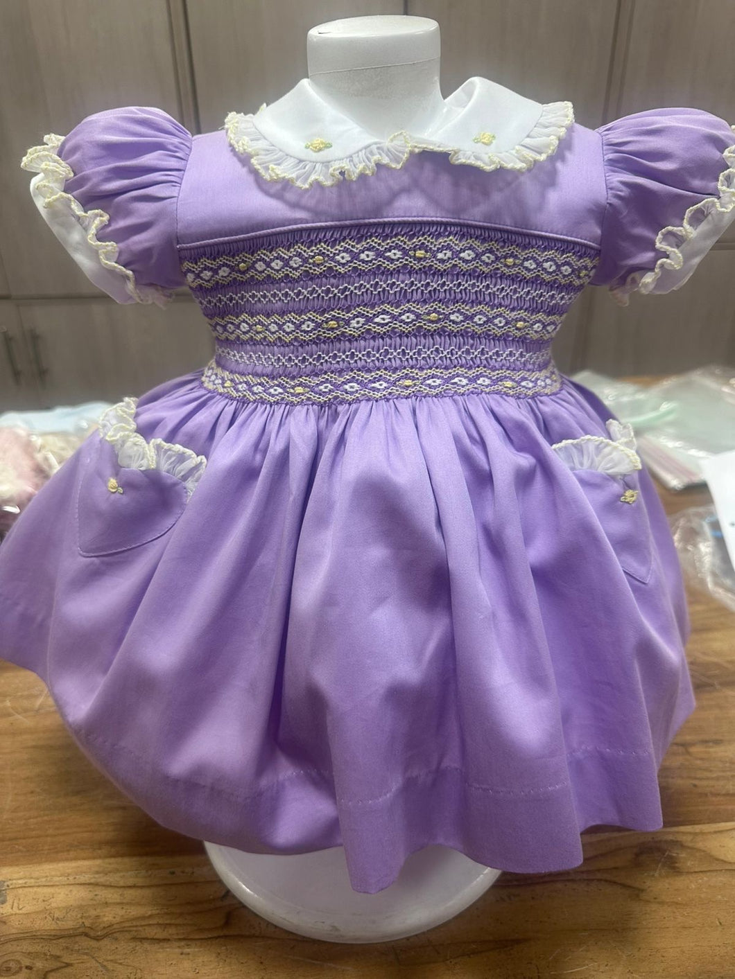 Luxe lilac with lemon dress